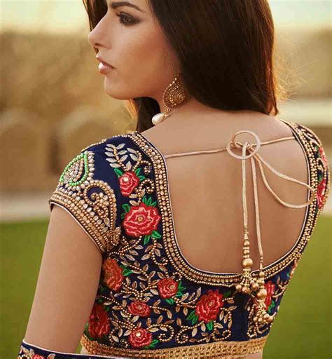 blouse neck model images